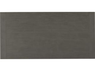Summer Classics Cahaba Slate Grey Aluminum Rectangular Umbrella Hole Outdoor Patio Dining Table