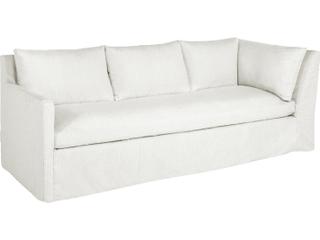 Nora Outdoor Right Arm Facing Corner Sofa in Linen Snow