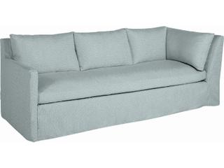 Nora Outdoor Right Arm Facing Corner Sofa in Grid Cloth Indigo