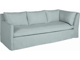 Grid Cloth Indigo Right Arm Facing Corner Sofa — Nora Outdoor Left Arm Facing Corner Sofa in Grid Cloth Indigo