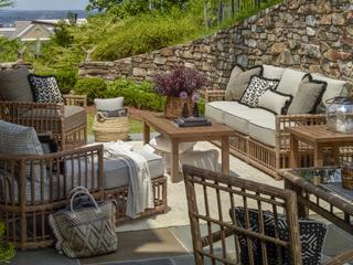 Summer Classics Newport Wicker Cushion Lounge Set