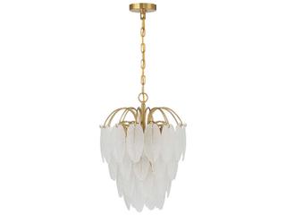 Savoy House Boa 5-Light Warm Brass Tiered Chandelier