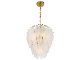 Savoy House Boa 5-Light Warm Brass Tiered Chandelier