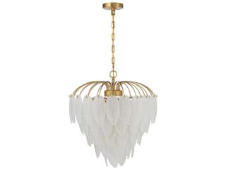 Savoy House Boa 6-Light Warm Brass Tiered Chandelier