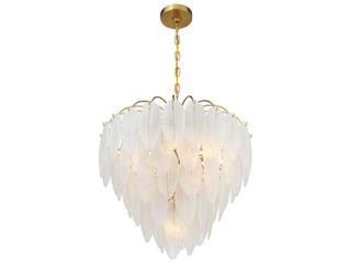 Savoy House Boa 6-Light Warm Brass Tiered Chandelier