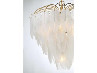 Savoy House Boa 6-Light Warm Brass Tiered Chandelier
