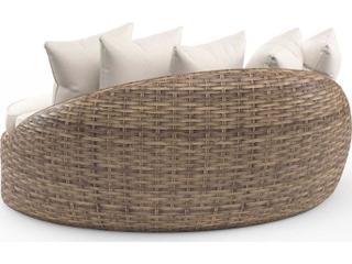 Sunset West Havana Medium Wood Wicker Cushion Lounge Bed