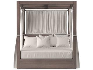 Sunset West Laguna Driftwood Aluminum Cushion Lounge Bed