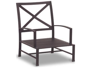 Sunset West Quick Ship La Jolla Rich Chocolate Aluminum Cushion Lounge Chair