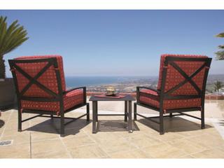 Sunset West Quick Ship La Jolla Rich Chocolate Aluminum Cushion Lounge Chair
