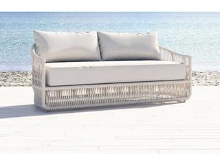 Sunset West Dana Natural Rope Cushion Sofa