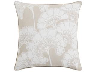 Japanese Floral Accent Pillow