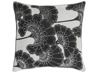 Japanese Floral Woven Decorative Pillow