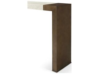 Theodore Alexander Catalina Rectangular Wood Earth Console Table