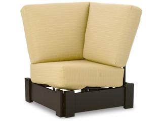 Leeward Marine Grade Polymer Deep Seat Corner Outdoor Lounge Chair