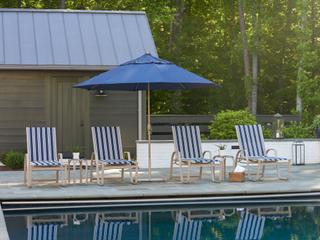 Telescope Casual Aruba Ii Sling Aluminum Patio Lounge Set