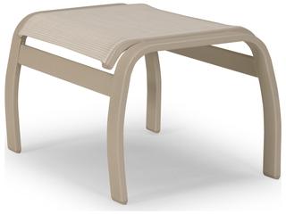 Belle Isle Sling Aluminum Outdoor Patio Ottoman