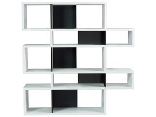 London Pure White Frame Bookcase