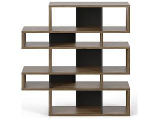 TemaHome London Walnut Frame Bookcase
