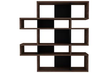 TemaHome London Walnut Frame Bookcase