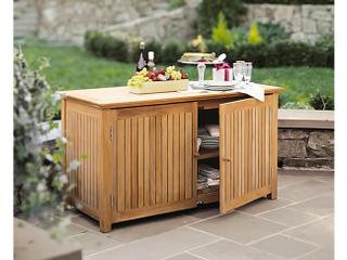 Teak Smith Chest Storage Cabinet