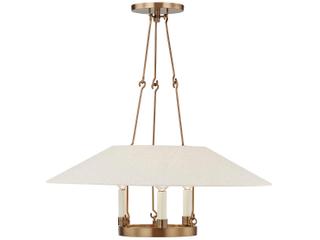 Troy Lighting Archive 3-Light Patina Brass Candelabra Chandelier