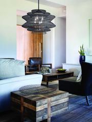 Troy Lighting Kokoro 6-Light Bronze Candelabra Chandelier
