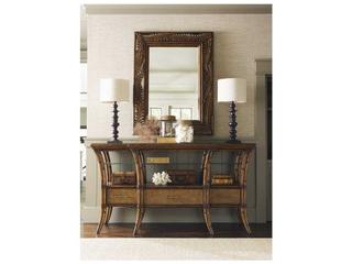 Tommy Bahama Bali Hai Sideboard and Mirror Set