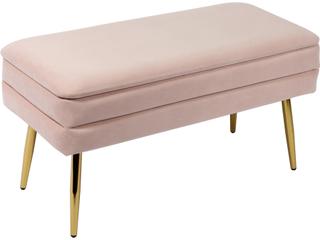 Ziva 31" Velvet Storage Bench