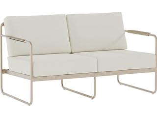 Mirage Cushion Aluminum Loveseat