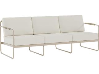 Mirage Cushion Aluminum Sofa