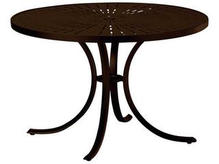 La Stratta Aluminum Dining Collection with Umbrella Hole