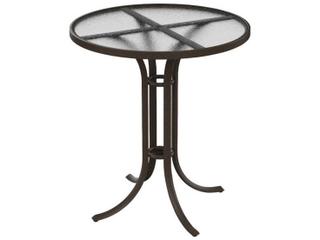 Acrylic Cast Aluminum Round Outdoor Bar Table