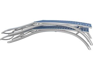 Tropitone South Beach Elite Ribbon Aluminum Patio Chaise Lounge