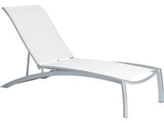 South Beach Relaxed Sling Aluminum Outdoor Chaise Lounge