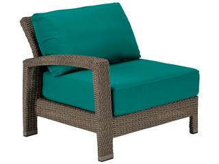 Evo Woven Deep Seating Right Arm Patio Lounge Chair