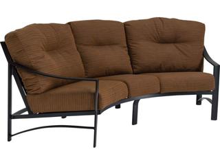 Kenzo Cushion Aluminum Crescent Patio Sofa