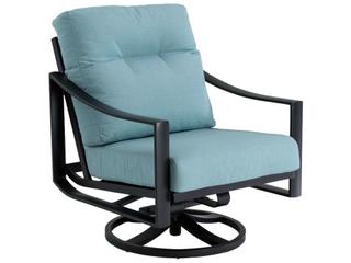 Kenzo Cushion Aluminum Swivel Rocker Patio Lounge Chair