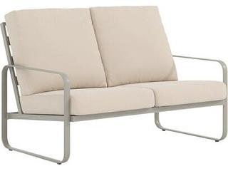 Brasilia Cushion Aluminum Outdoor Loveseat