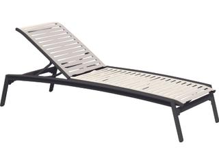Tropitone Elance Ez Span Aluminum Ribbon Segment Outdoor Patio Chaise Lounge