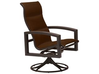 Lakeside Padded Sling Aluminum Outdoor Dining Chair