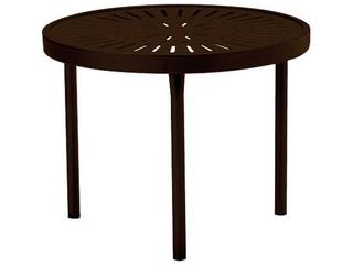 La Stratta Aluminum Round Tea Table