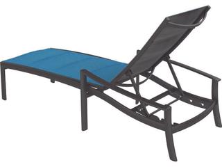 Tropitone Kor Padded Sling Aluminum Outdoor Chaise Lounge