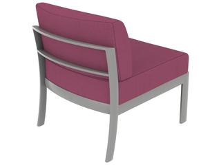 Tropitone Kor Cushion Aluminum Modular Patio Lounge Chair