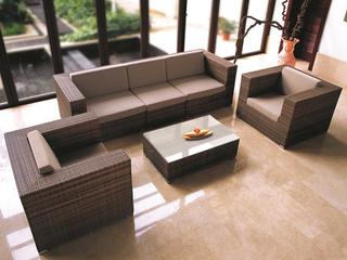 Tropitone Arzo Woven Cushion Outdoor Patio Lounge Set
