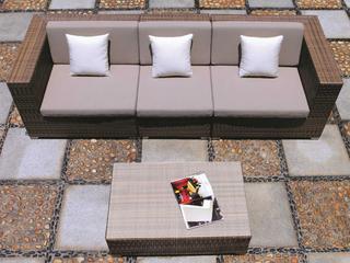 Tropitone Arzo Woven Cushion Outdoor Lounge Set