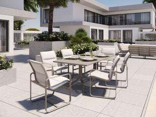 Tropitone Brasilia Padded Sling Dining Set