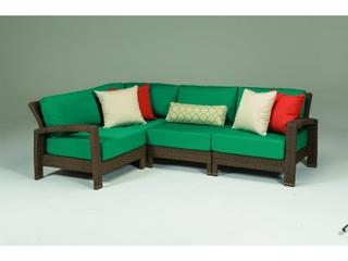 Tropitone Evo Woven Deep Seating Sectional Patio Lounge Set