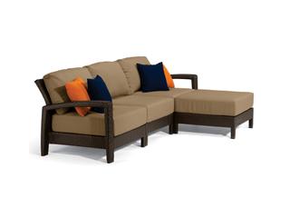 Tropitone Evo Woven Deep Seating Sectional Outdoor Lounge Set