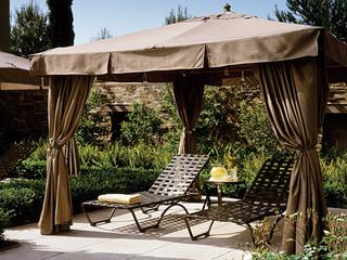 Tropitone Kahana Cross Strap Aluminum Cushion Patio Lounge Set